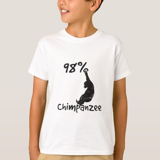 98% Chimpanzee T-shirt (Voorkant)
