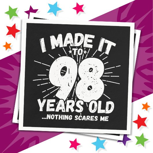 98 Jaar Oud Sarcastisch Meme Grappige 98ste Verjaa Servet