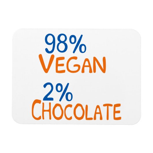 98 % Vegan Magneet (Horizontaal)