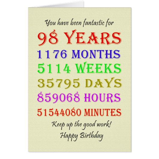 98e anniversaire Jalons (Devant)