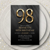 98e Invitation d'anniversaire