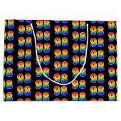 98e verjaardag: Fun Rainbow Event Number 98 Patter Groot Cadeauzakje (Achterkant)