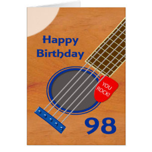 98e verjaardag gitaarspeler Birthday