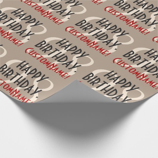 98e Verjaardag Verpakkingsdocument Cadeaupapier (Hoek)