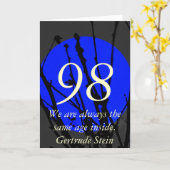 98ste Verjaardag Kaart (Gele Bloem)