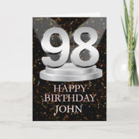 98th Birthday Spotlights Ajouter une carte de nom