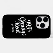 99,9% echte echte .1% fout Case-Mate iPhone case (Achterkant (horizontaal))