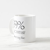 99% accountant koffiemok (Voorkant links)