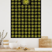 99 Allah nomme Meilleure Qualité Poster (Cuisine)