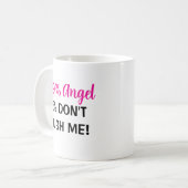 "99% Angel, 1% Attitude - Mug Café Femme (Devant gauche)