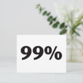 99 % BRIEFKAART (Staand voorkant)