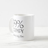 99% bruine koffiemok (Voorkant links)