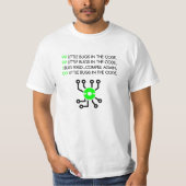 99 bugs in de code t-shirt (Voorkant)