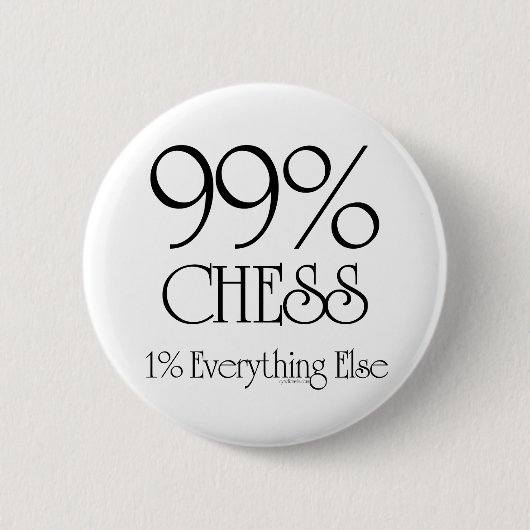 99% Chess Ronde Button 5,7 Cm (Voorkant)