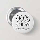 99% Chess Ronde Button 5,7 Cm (Voorkant /achterkant)