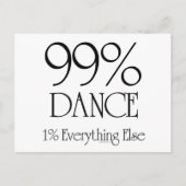 99% Dance Briefkaart (Voorkant)