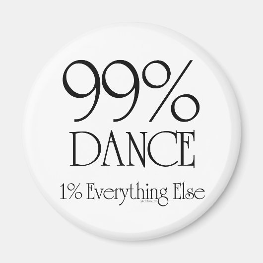 99% Dance Magneet (Voorkant)