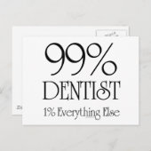 99% Dentist Briefkaart (Voorkant / Achterkant)