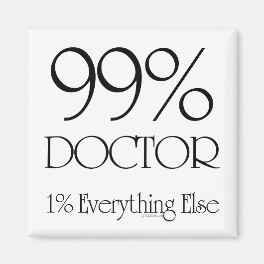 99% dokter magneet (Voorkant)