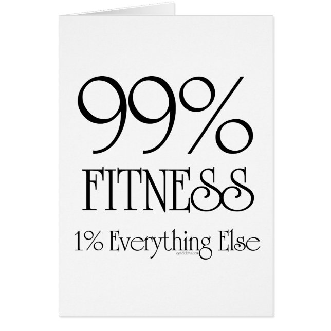 99% fitness (Voorkant)
