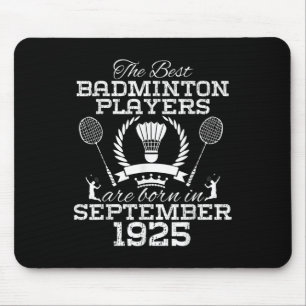 99 Jaar Verjaardag In September 1925 Beste Badmint Muismat
