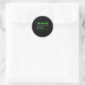 99 Little Bugs In The Code Software Engineer Ronde Sticker (Tas)