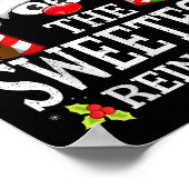 99 Matching Christmas Reindeer Squad - Black Chris Poster (Hoek)