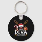 99 Matching Christmas Reindeer Squad Uni-kids Chri Sleutelhanger (Voorkant)