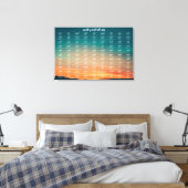 99 Noms D'Allah, Impression De Toile Étiquetée (Insitu(Chambre))