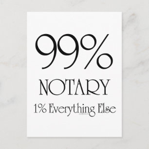99% notaris briefkaart