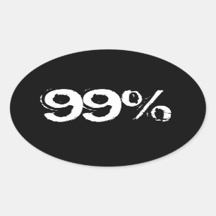 99% OVALE STICKER