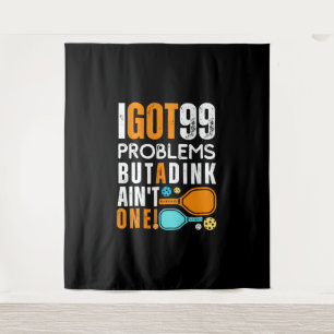 99 Problemen, maar een drankje is er geen Wandkleed