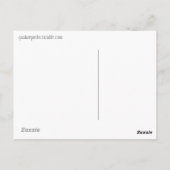 99 Problèmes Carte postale (Dos)