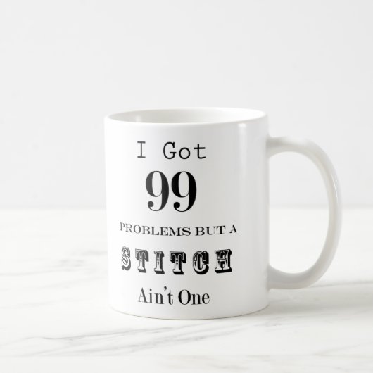 99 Problèmes Knitter's Mug (Droite)