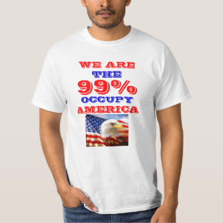 99 PROCENT VAN DE WERKZAAMHEDEN AMERIKA T-SHIRT