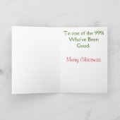 99% qui ont été bonne carte de Noël (Intérieur)