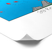 99 Rode ballonnen Poster (Hoek)