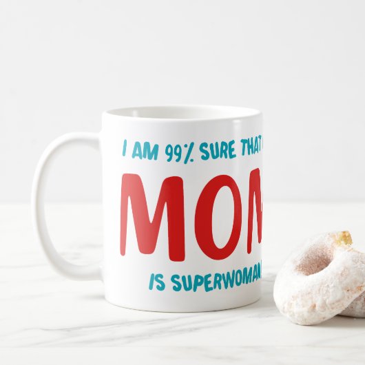 99% Superwoman Koffiemok (Met donut)