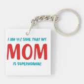 99% Superwoman Sleutelhanger (Achterkant)