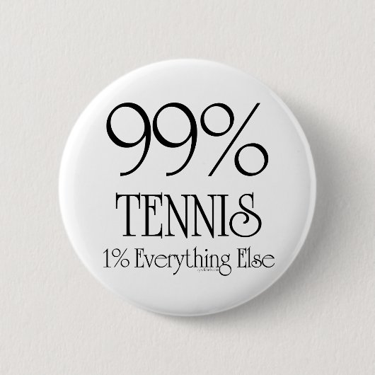 99% Tennis Ronde Button 5,7 Cm (Voorkant)