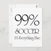 99% Voetbal Briefkaart (Voorkant / Achterkant)
