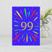 99e anniversaire Fête Invitation Explosion (Debout devant)