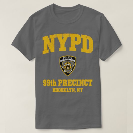 99th Precinct Brooklyn NY T-shirt (Design voorkant)