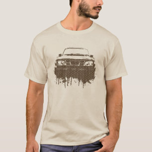 99turbo Griffin Gear parody — handtekening — bruin T-shirt