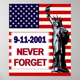 9-11-2001-Vergeet Poster nooit