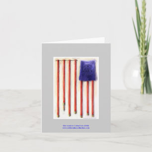 9/11 American Flag Firefighter Hombute Cartes de n