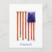 9/11 American Flag Firefighter Tribute Cartes post (Devant)
