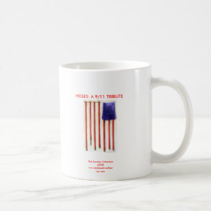 9/11 Drapeau américain Pompier café Mug