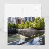 9/11-herdenkingsteken briefkaart (Voorkant / Achterkant)
