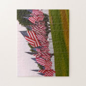 9-11 Herdenkingsvlaggen. Legpuzzel (Verticaal)